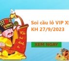 Soi cầu lô VIP KQXS Khánh Hòa 27/9/2023