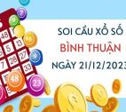 Soi cầu lô VIP xổ số​​ Bình Thuận ngày 21/12/2023 hôm nay thứ 5